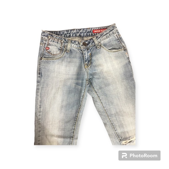 Miss Sixty Eden Style Low Rise Boot Cut Ripped Jeans - 24 - Picture 6 of 16